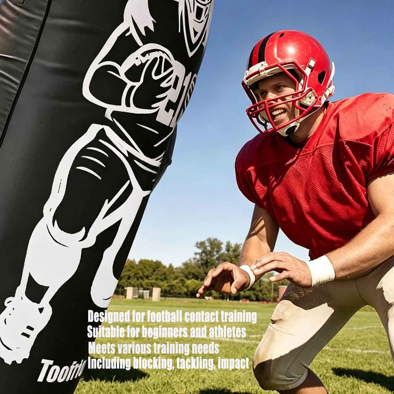 Toofrito Inflatable Football Tackle Dummy with Water Weighted Base 72”