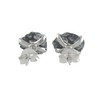 Starborn Stud Earrings 925 Sterling Silver Raw Gemstone, Sterling Silver,