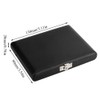 SOULONG Black PU Leather Saxophone Clarinet Case for 6 Reeds