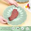 Newtay 30 Pcs Large Scalloped Paper Plates 9.5 Inch Shell