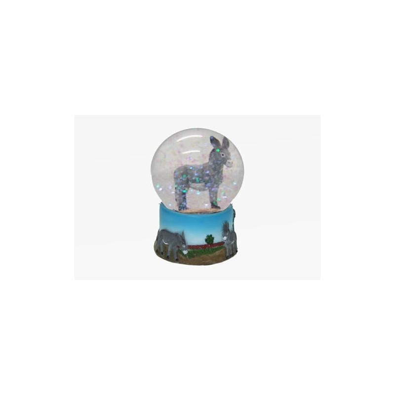 Cornelißen Glitter Ball Donkey H 6.5 cm Animal Snow Miniature