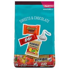 Hershey Sweets & Chocolate Miniature Size Assortment, 31.41 oz bag