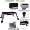 3 Levels Adjustable Folding Step Stool,Foldable RV Step Stool,Safer Metal