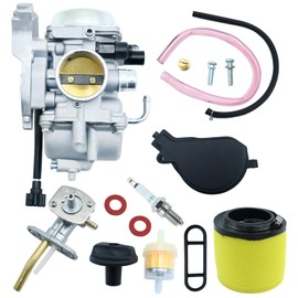 Anxingo 0470-454 Carburetor Assembly, Carb with Air Filter, Replacement for Arctic Cat 400 375 CVK32 2002 2003