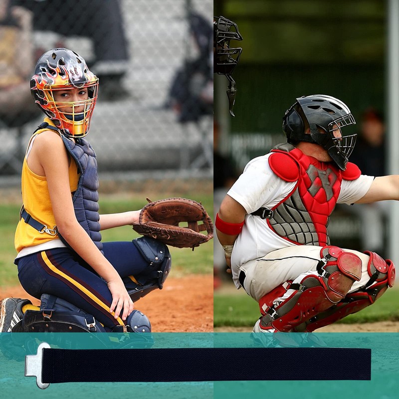Shin Guard Replacement Straps,Baseball Catchers Gear Straps,Leg Guard Straps for