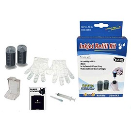 Ink Cartridge refill kit box for HP67 HP67xl Black ink cartridges Ink for HP67XL Ink Kit for Envy 6052 Envy 6055 Envy 6058 Envy 6075 Envy 6452 Envy 6455 Envy 6458 DeskJet 1255 2732 Printer