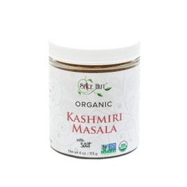 The Spice Hut Organic Kashmiri Masala Seasoning, Quick & Easy Spice Blend for Indian Cooking, with Salt 4 oz