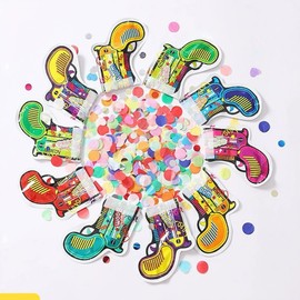 YIWUYZ 20PCS Inflatable Fireworks Gun, Party Toys Confetti Fireworks, Hand-Held Confetti Fireworks,Supplies for Party Birthday Celebrations, Wedding Graduation,Party Streaming Media