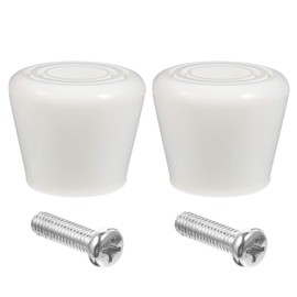 Garneck 2 Pieces Roller Skate Toe Stopper Roller Skate Stopper PU Rubber Brake Stopper for Roller Skates Inline Roller Skates Brakes Toe Stopper with Screws Replacement Roller Skate Accessories