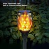Solar Fackellicht, 96 LEDs Dekorative Solar Außenleuchte mit Bodeneinsatz, IP65