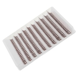 Mikinona Wispy Cluster Eyelashes Lightweight Curly Individual Lashes for Natural Look for Any Occasion Enhance Your Eyes with Realistic Detailing and Balanced Fullness