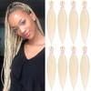 Blonde Braiding Hair Pre Stretched 20 Inch 8 Packs Braiding