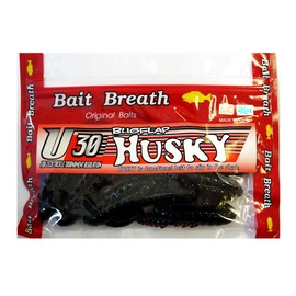 Bait Breath Worm Lure U30 Bug Flap Husky #147 Dark Red/Blue