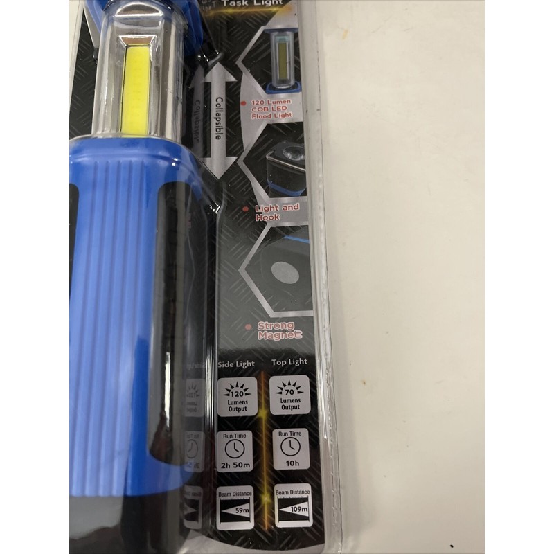 Promier Extendable LED Task Light 120 Lumen COB LED Blue