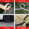 Heliwoo 25FT 4200PSI Pressure Washer Hose 1/4" Flexible Wire Power