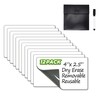 Dry Erase Sticky Notes. Reusable Whiteboard Stickers 4"x2.5" 12 Pack.