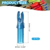 sourcing map Archery Arrow Nocks Plastic Carbon Arrow Inserts .244"/6.2mm