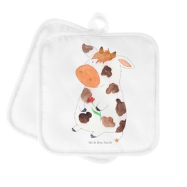 Mr. & Mrs. Panda Set of 2 Pot Holders Cow - Gift, Farm, Milk Cow, Pot Holder Set, Oven Glove, Pot Holder Set, Dreams, Cows