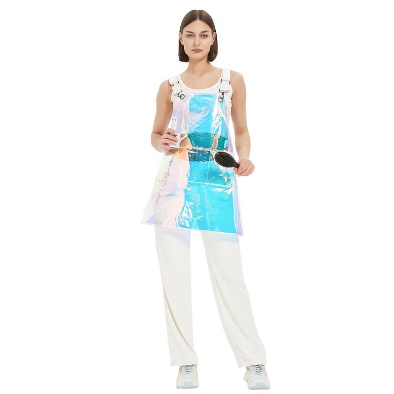 MIKI WELL Cross-back Adjustable Apron With 3 Pockets Hair Salon