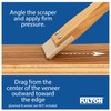 Fulton Veneer Scraper with Beveled Edges and Hardwood Handle for