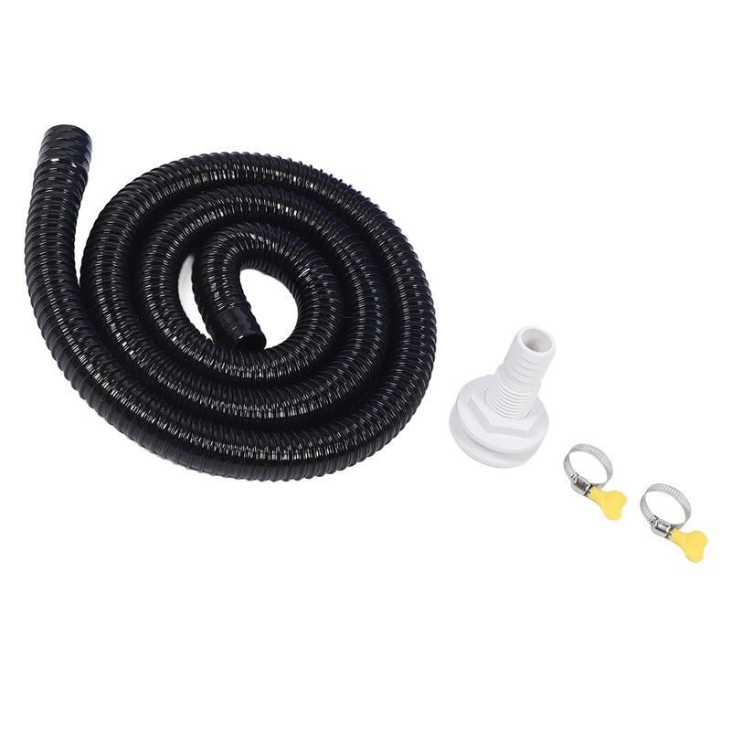 Bilge Pump Installation Kit Black 1‑1/8in Leak Proof Easy Installation