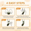 PICK FOR LIFE 2 Pairs Anti Slip Dog Socks Paws