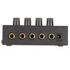 4 Channel Line Mixer Stereo Compact Low Noise Adjustable Volume