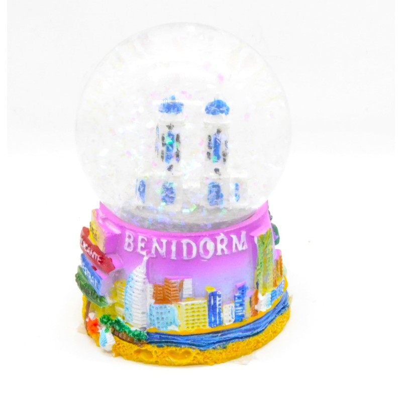 Benidorm. Snow Globe. Church of Spain, Flamenco and Sevillanas Spanish