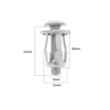 eMagTech 50PCS Jack Nuts Petal Nuts Expansion Nut Thin Fixings