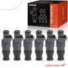 A-Premium 4 Holes Set of 6 Fuel Injectors Compatible with