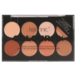 Technic Colour Fix Cream Foundation Contour Palette x 8 Colours