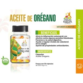 Suplemento en cápsula Altus Natura ACEITE DE OREGANO x 200mg