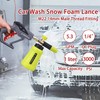 M MINGLE High Pressure Washer Gun Snow Foam Lance, 4000