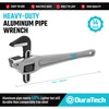 DURATECH 18-inch Heavy Duty Aluminum Offset Pipe Wrench, 2-1/2 ”