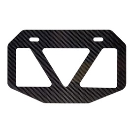 Rise Twill Dry Carbon License Frame M Moped 50cc - 125cc Mountain Type License Plate Holder