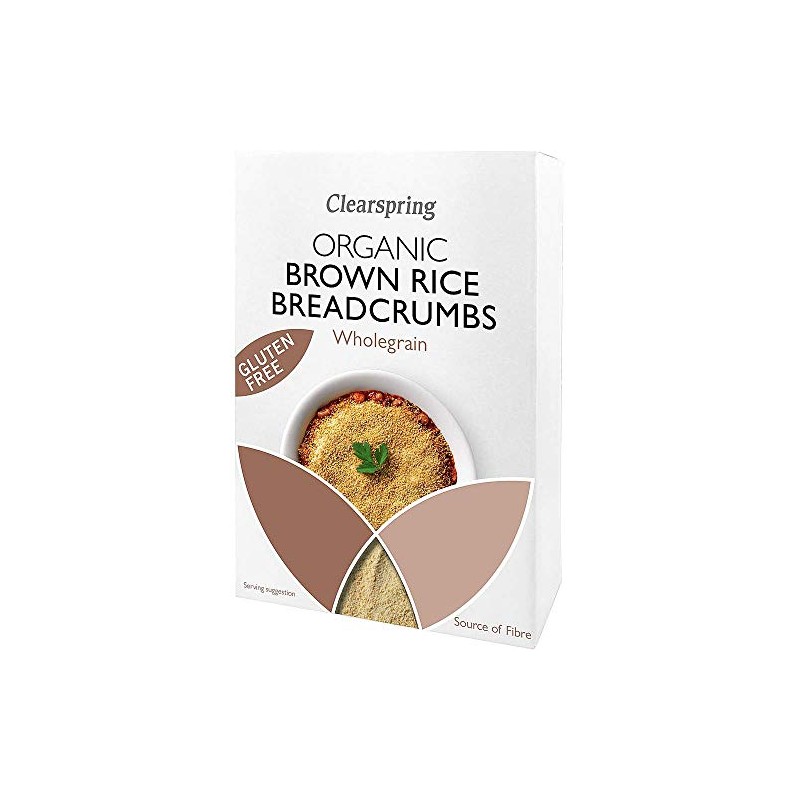Clearspring - Organic Gluten Free Wholegrain Brown Rice Breadcrumbs -