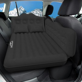DikaSun Car Air Mattress, Inflatable SUV Truck Camping Mattress for Back Seat, Thickened Travel Car Bed Sleeping Pad with Air Pump 2 Pillows