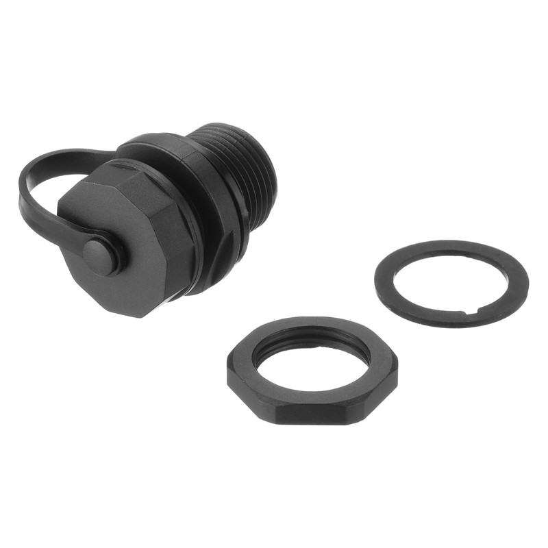 sourcing map RJ45 Panel Mount Coupler, IP67 Shielded Industrial Panel