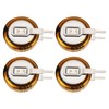 VGOL 4pcs 0.22F 5.5V Super Capacitor Pitch 5mm Button Capacitance