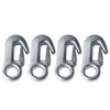 4Pcs Trailer Snap Hook 90mm Iron Tow Hook Safety Chain