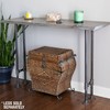 PIPE DECOR Restore Wood for Console Table Top or Bench