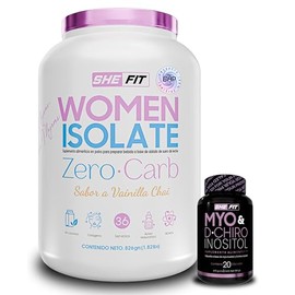 BHP- SHE FIT- WOMEN ISOLATE ZERO CARB PROTEINA AISLADA 36 SERVSIN CARBOHIDRATOS, SIN LACTOSA, NI AZUCAR AADIDA LIGERA Y FACIL DIGESTION (VAINILLA...  