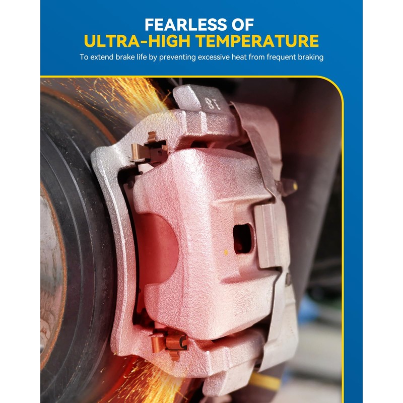 PHILTOP Rear Right Brake Caliper Compatible with 2012-2017 Rio, 19-B6810