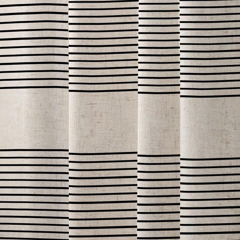 WOUVMA Extra Long Boho Shower Curtains for Bathroom with Tassels