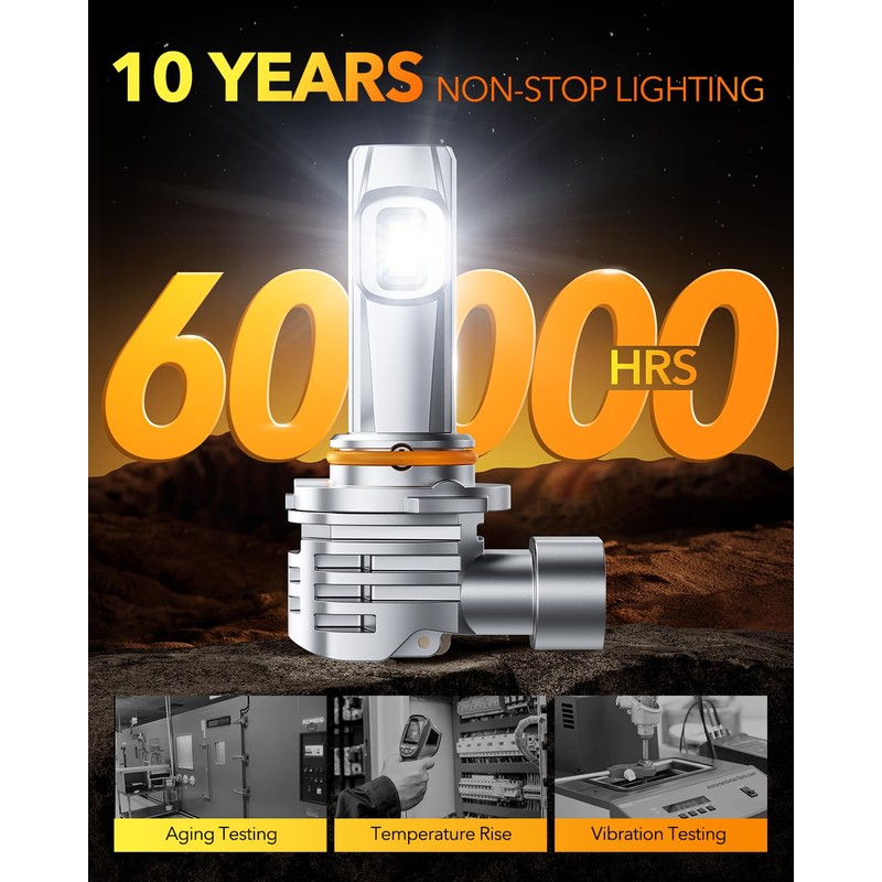 OXILAM Bulbs, 9005 H-B-3 Fog Light Bulbs Powersports Bulbs or