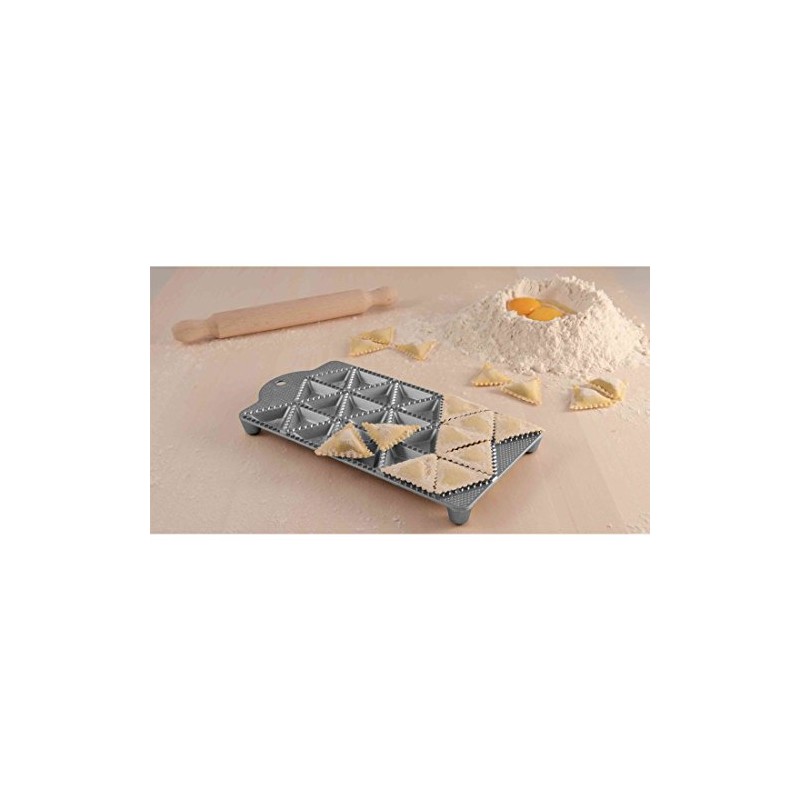 Eppicotispai 24 Triangle Holes Aluminium Maker with Rolling Pin