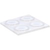 Magic Sliders Vinyl Self Adhesive Bumper Pads Clear Round 1/2