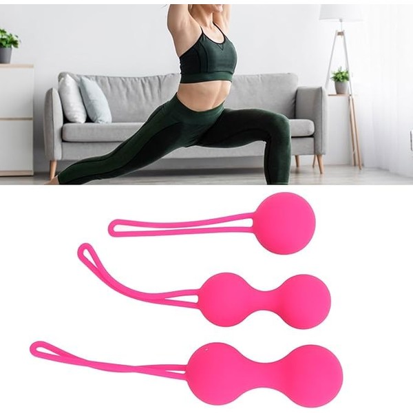  Kegel Balls, Pelvic Floor Muscles Trainer Ball Pink, Strengthening