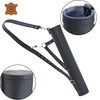 Black Leather Quiver Traditional Leather Archery Quiver Arrow Holder Waist/Hip