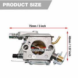 SYOWADA 530071987 Carburetor Replacement for Husqvarna 36 41 136 137 137E 141 142 141LE 142E Chainsaw Carb Replacement for Walbro WT-834 WT-657 WT-529 WT-289 WT-285 WT-239 WT-202